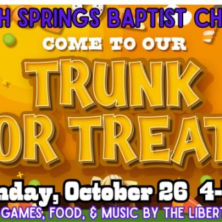 10/26 Trunk or Treat in Old Fort, TN