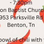 10/28 Cub Scout Chili Fundraiser Benton, TN
