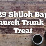 10/29 Shiloh Baptist Church Trunk or Treat