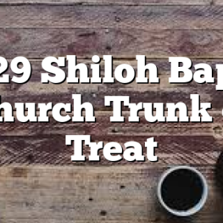 10/29 Shiloh Baptist Church Trunk or Treat