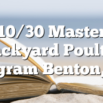 10/30 Master Backyard Poultry Program Benton, TN