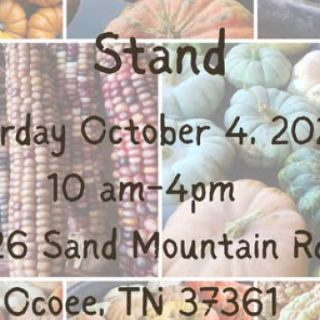 10/4 Cookson Creek Farm Stand is Open Ocoee, TN
