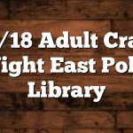 11/18 Adult Craft Night East Polk Library