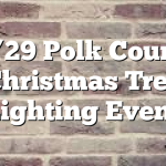 11/29 Polk County Christmas Tree Lighting Event