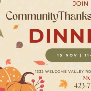 11/15 Welcome Valley Baptist Church Benton, TN Thanksgiving Dinner