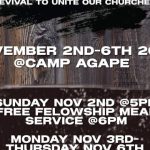 11/6 Camp Meeting at Camp Agape Benton, TN