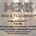 11/7 Mens BBQ & Fellowship Benton, TN