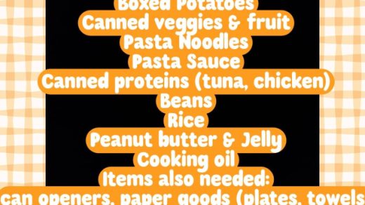 Bradley Polk Walk In Food Drive is Going on NOW!