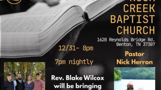 12/31 New Years Revival Begins at Rock Creek