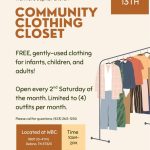 12/13 Wetmore Baptist Church Clothing Closet is Open
