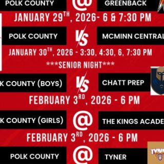 1/30 PCHS Basketball GAME Polk vs McMinn