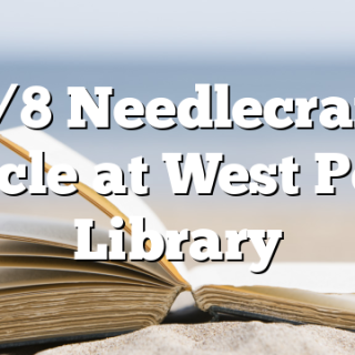 1/8 Needlecraft Circle at West Polk Library