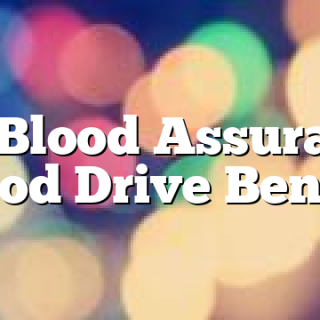 1/9 Blood Assurance Blood Drive Benton