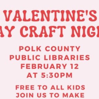 2/12 Valentine’s Day Craft Night