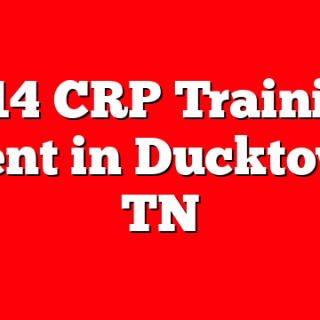 2/14 CRP Training Event in Ducktown, TN