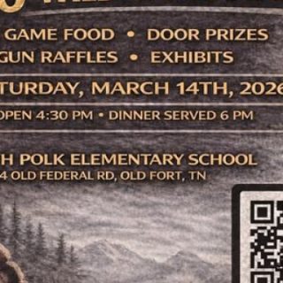 3/14 Wild Game Dinner at South Polk