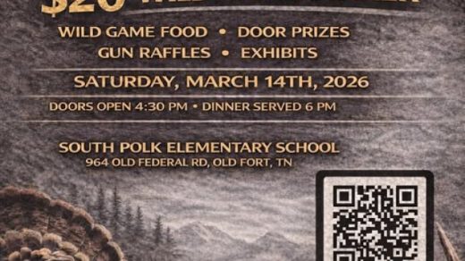 3/14 Wild Game Dinner at South Polk