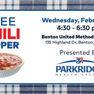 2/18 Free Chili Supper by Parkridge Health System in Benton, TN