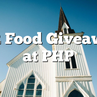 2/2 Food Giveaway at PHP