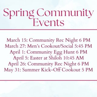 3/27 Men’s Cookout at Shiloh Baptist Church