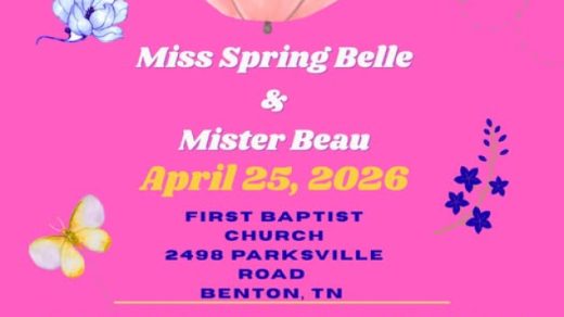 4/25 First Annual Miss Spring Belle & Mister Beau Pageant