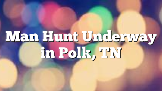 Man Hunt Underway in Polk, TN