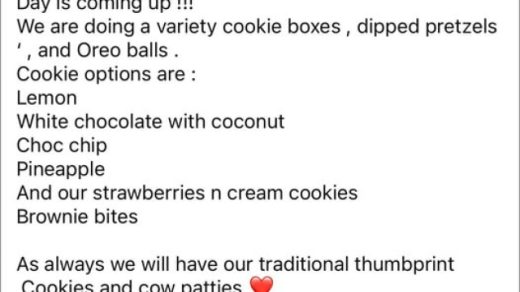 Mama Bakes is Taking Valentines Orders for Polk