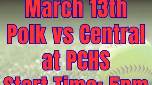 3/13 Polk County Softball Home Game