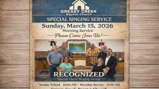 3/15 Greasy Creek Baptist Church Singing