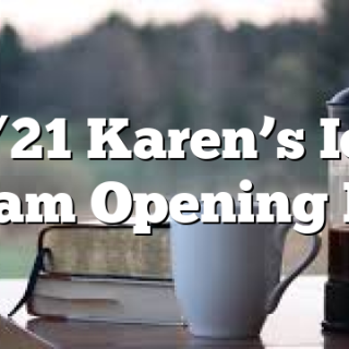 3/21 Karen&rsquo;s Ice Cream Opening Day