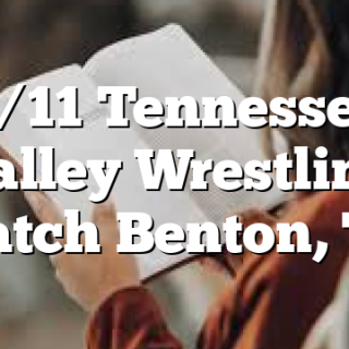 4/11 Tennessee Valley Wrestling Match Benton, TN