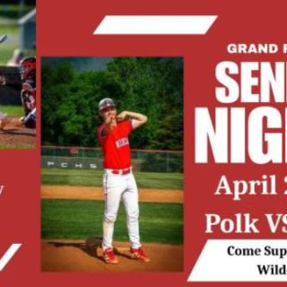 4/20 Polk Baseball Home Senior Night