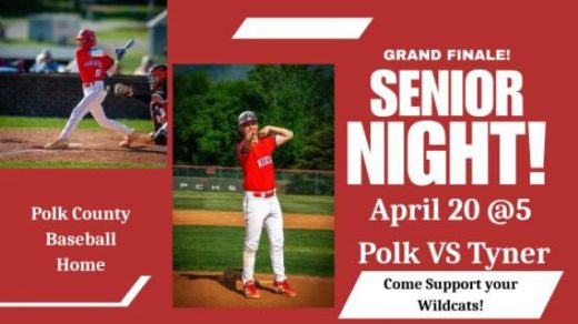 4/20 Polk Baseball Home Senior Night