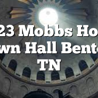 4/23 Mobbs Hosts Town Hall Benton, TN
