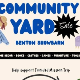 4/25 Missions Fundraiser Yard Sale Benton, TN