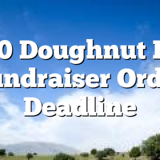 4/30 Doughnut FFA Fundraiser Order Deadline