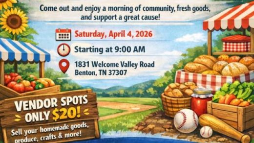4/4 Community Farmer’s Market Fundraiser Benton, TN