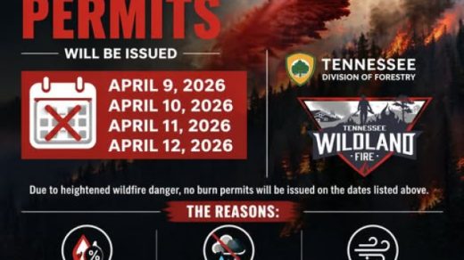 4/9-4/12 Burn Ban in Polk, TN