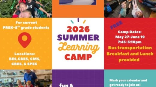 5/27 Summer Learning Camp at Chilhowee Middle Begins