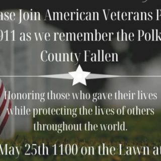 5/25 Memorial Day Event around the Courthouse