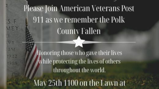 5/25 Memorial Day Event around the Courthouse