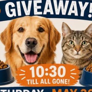 5/30 Cat & Dog Food Giveaway Benton, TN