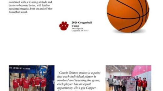 6/1-4 Cougarball Basket Ball Camp