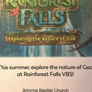 6/15-18 Smyrna Baptists Church VBS