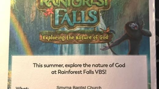 6/15-18 Smyrna Baptists Church VBS