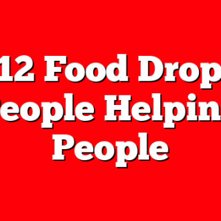 6/12 Food Drop at People Helping People