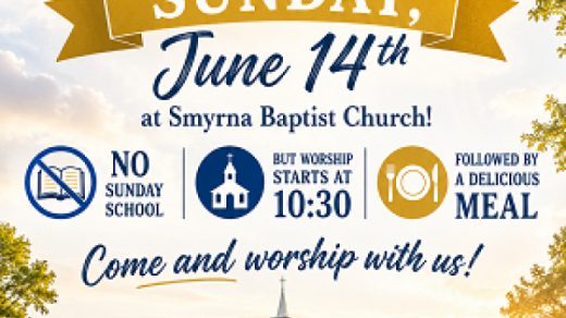 6/14 Joyful Homecoming Sunday at Smyrna Baptist Church