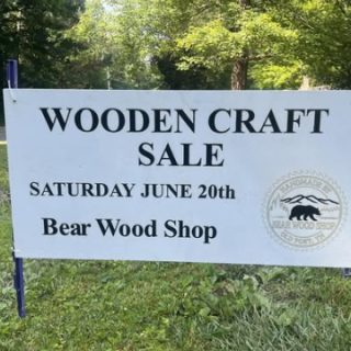 6/20 Bear Woodshop Wooden Craft Sale Old Fort, TN
