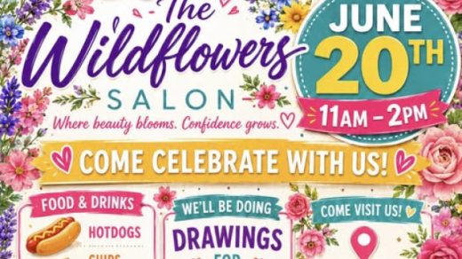 6/20 Grand Opening of the Wildflowers Salon Benton, TN