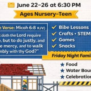 6/22-26 Welcome Valley Baptist VBS